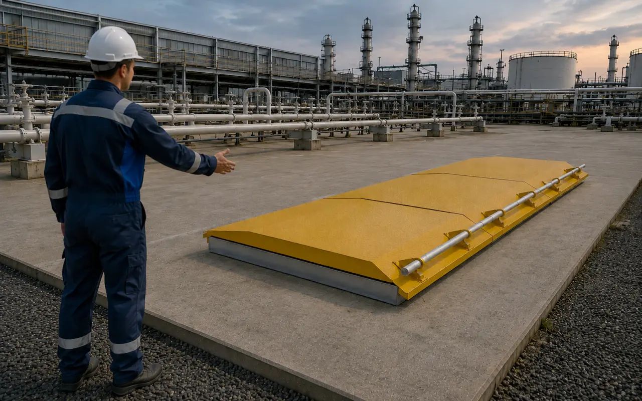 Люки для обслуживания оборудования магистрального газопровода